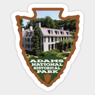 Adams National Historical Park photo arrowhead Sticker